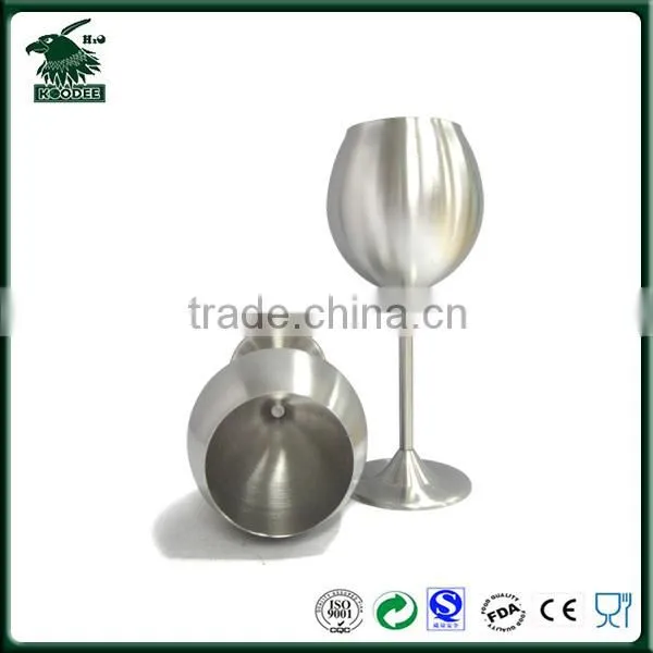 Father's day Gift BPA Free Stainless Steel Wine Glass Unbreakable Wine Glass