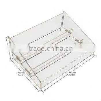 large 3 tiers acrylic supermarket shelf,storage rack,gondola shelving