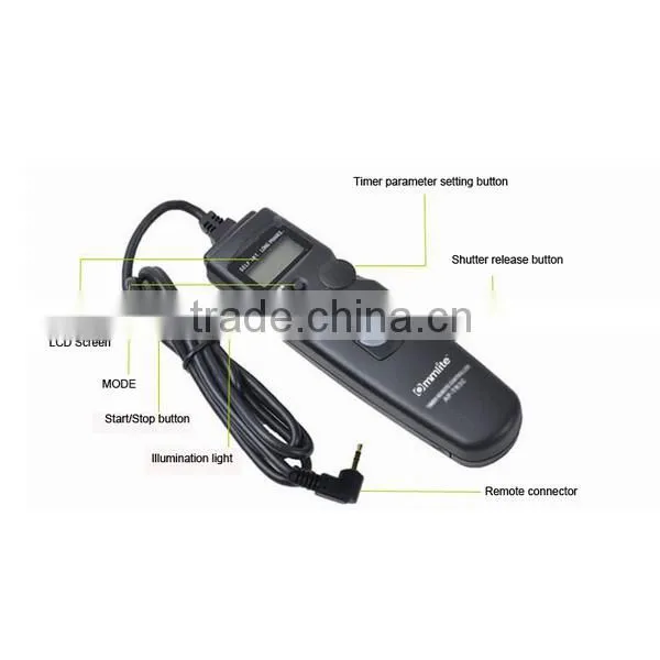 Camera LCD Digital Timer Remote Control for Canon 60D/1000D/550D