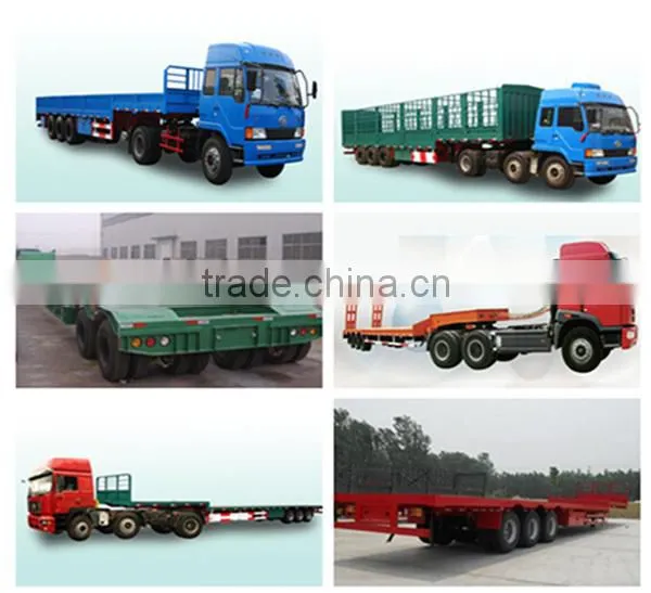 universal semi trailer red amber clear color round led combined tail light
