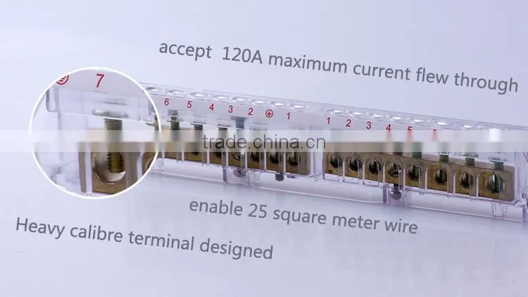 australia standard two row din rail enclosure with high quality