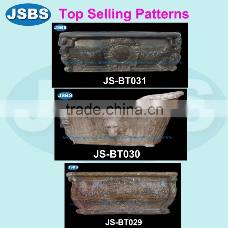 Carved marble stone bathtub for sale