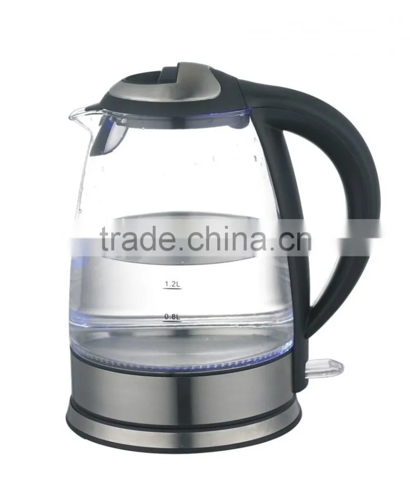 Cheap price glass electric kettle 1.7L