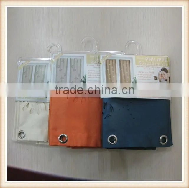 polyester printing window curtains for christmas