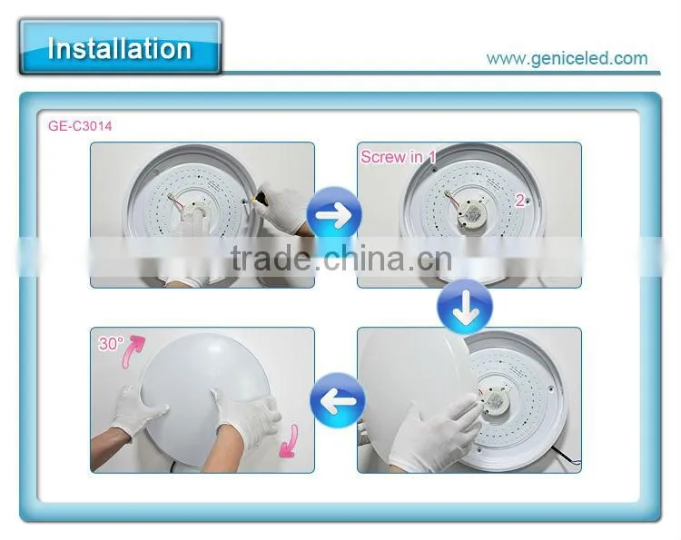 14w led ceiling light home usage normal series and sensor series