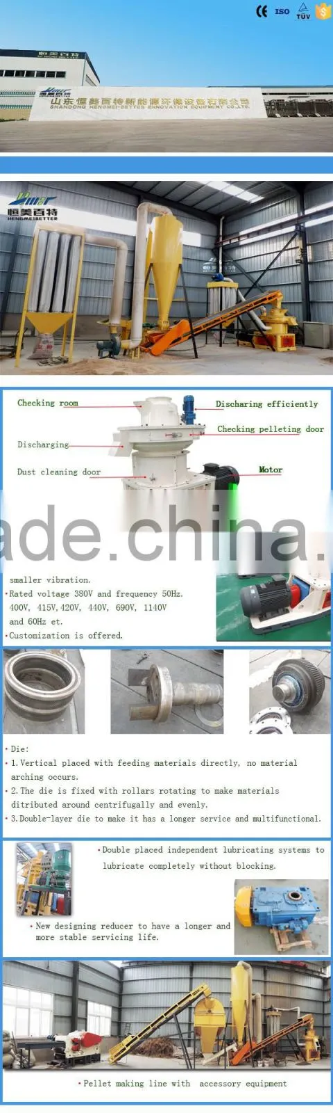 CE certificate wood pellet mill from hengmei Better