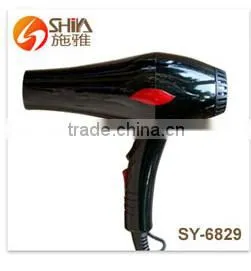 Professional concentrator nozzle 2000w black blow dryer hot best hair dryer electric heating element in china SY-6862
