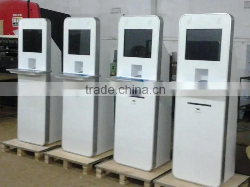 Automatic self service ordering payment kiosk machine
