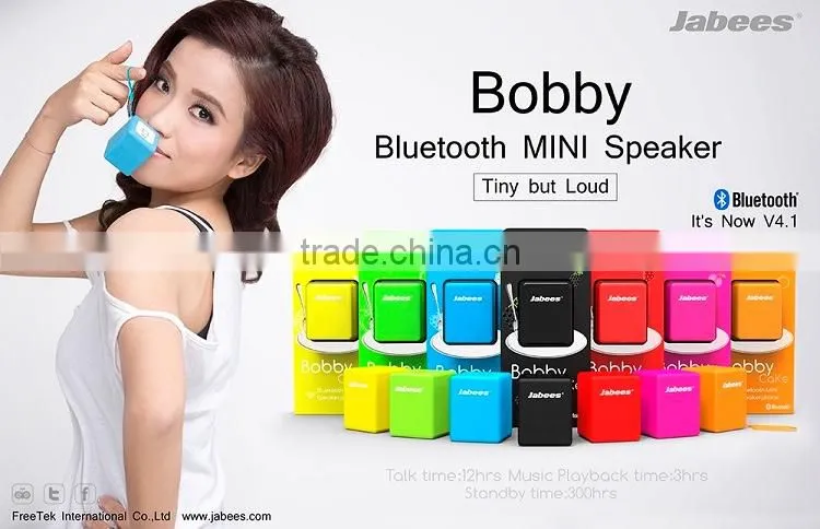 Jabees Hot Sell colorful bluetooth portable speaker