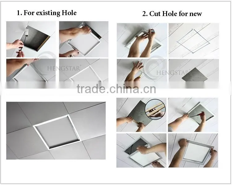 warm white RA80 EU regulation ultra thin led ceiling office panel lighting