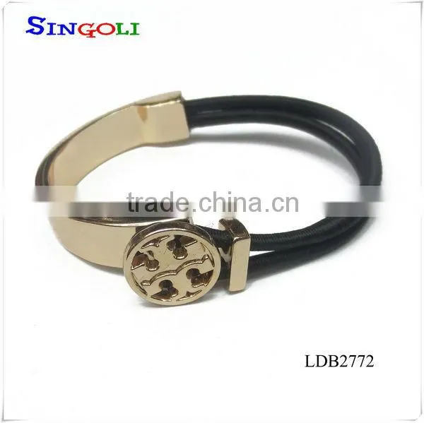 Crown bracelet rhinestone leather bracelet LDB2769