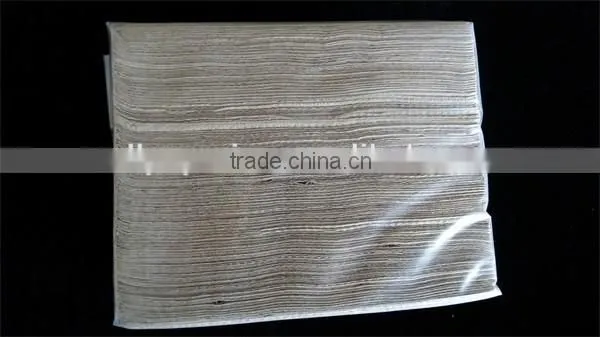 Wholesale Price 1-Ply disposable Premium Multifold custom printed Paper Hand Towel Case of 20Packs, 125 Towels per pack