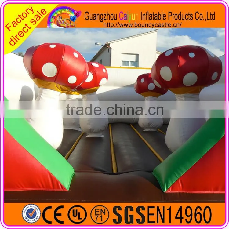 Mushroom inflatable bouncers/inflatable jumping playground for sale