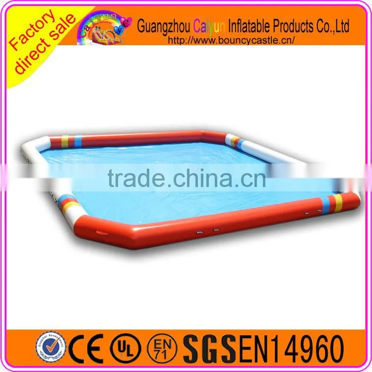 Inflatable outdoor swimming pool, inflatable floding plastic pools