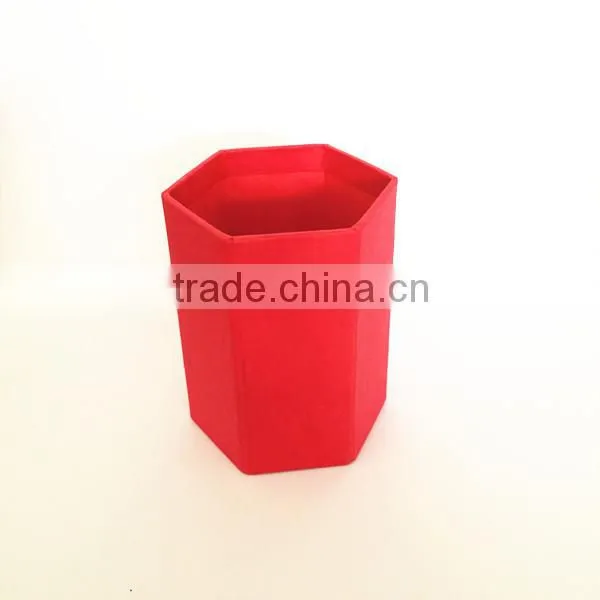 3 holders foldable hexagonal penholder