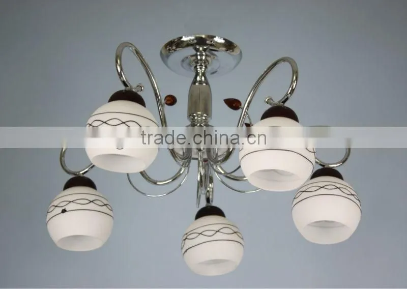 Modern glass ball chandelier lighting fixture / indoor decoration chandelier lighting