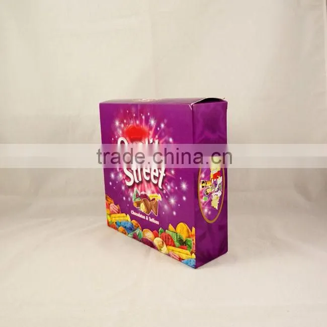 Customized paper box for packing chocolates