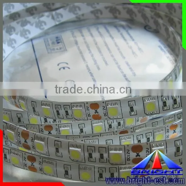 High quality led strip, 12v/24v SMD5050 30 60 120leds/m led strip light, led light strip with CE RoHS certification