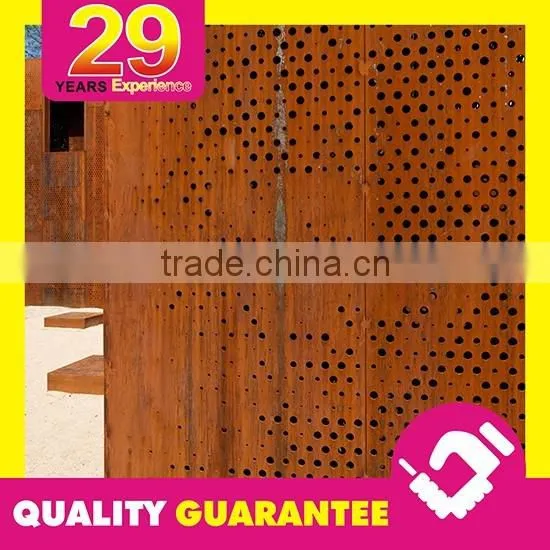 Rusted Weathering Steel Corten Steel Plate Customized Fabrication Service