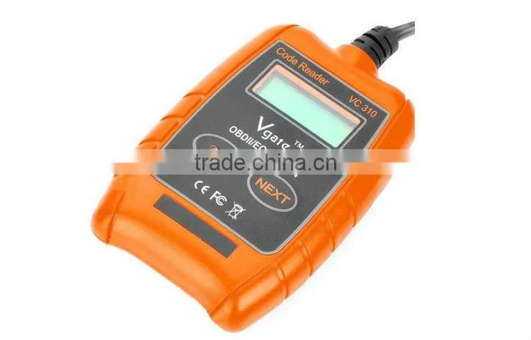 2015 New Arrival Vgate VC310 LCD Car Auto OBD2 OBDII EOBD Code Reader VC310 DIY Scanner