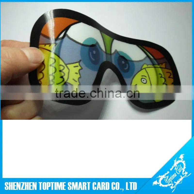 100lpi flipping 3D pop up lenticular post card for festival