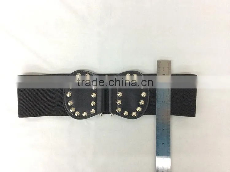 New Fashion PU Belt For Lady Women Fashion Elastic Belt
