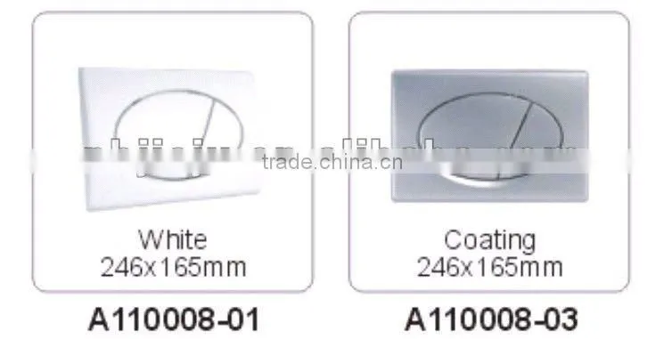 3-6 Liter concealed cistern with dual flush button with CE certification