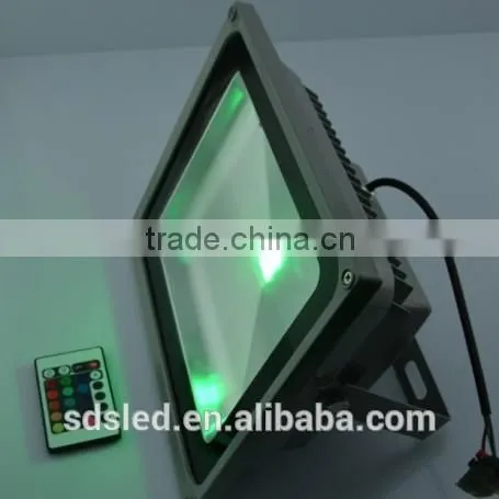 LED rgb led floodlight 50W IP65 Integrated Grey rgb led flood light