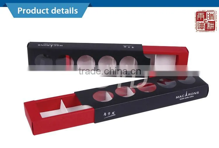 manufacturer foldable custom boxes for macarons, macarons box