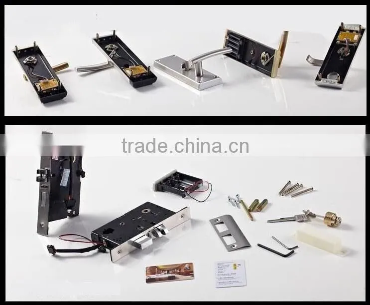 rfid card used high safety control system for stainless steel hardware lock