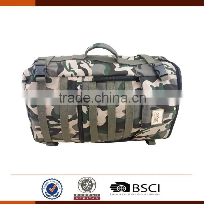 Multifunctional Camouflage Laptop Backpack for Travel