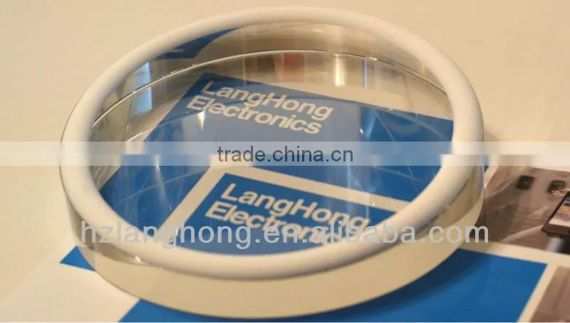 Crystal tablet display stand L1250