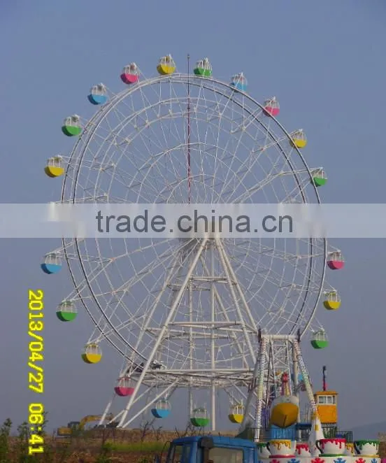 Giant park rides air ferris electric amusement sky wheel for kids