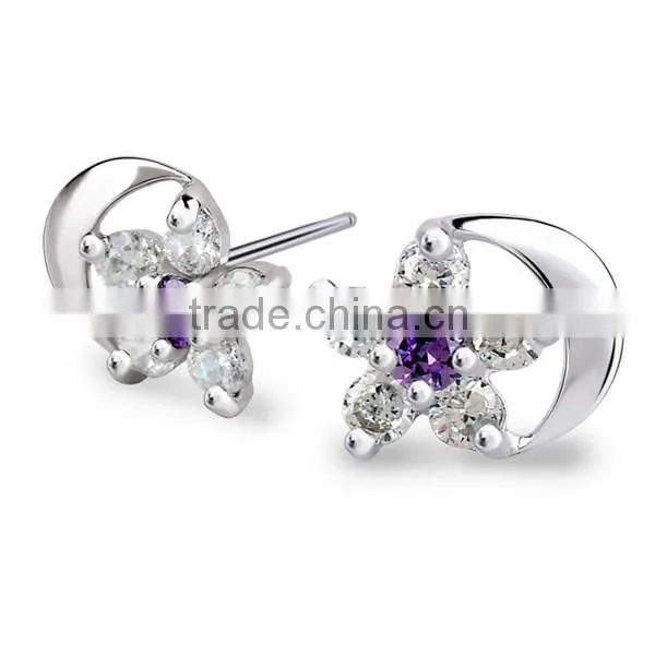 HOT SALE ! Star Earrings silver jewelry wholesales