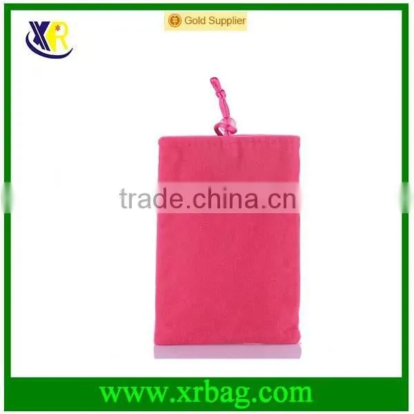 custom promotional solid color cell phone bags