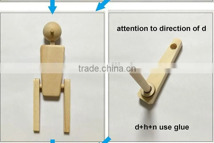 Wooden Gymnast Puzzle children educational toys