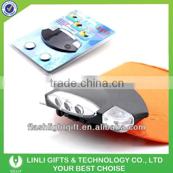 Plastic 3 Led Promotional Cap Light
