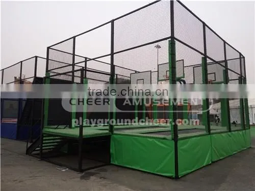 Cheer Amusement Custom Indoor big Trampoline Park