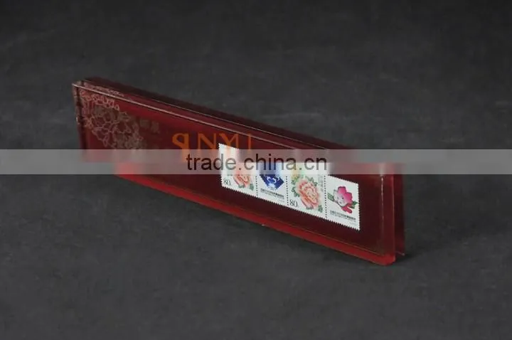 Acrylic Block Back Sticker Stamp Collection Souvenir