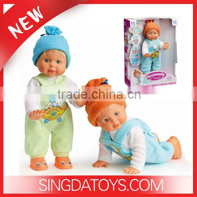 HOT SELLING ! 2014 New Design B033 B/O Baby Fashion Doll