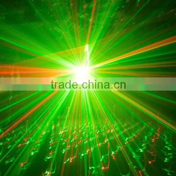 disco laser light + led flower star+strobe stage light