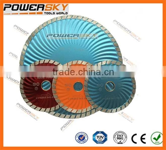 China turbo diamond cutter circular saw blade for marble