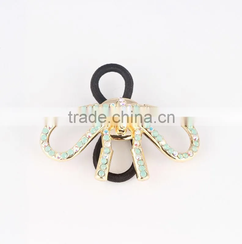 Rhinestone crystal Elastic hair scrunchie ,women hair accessories
