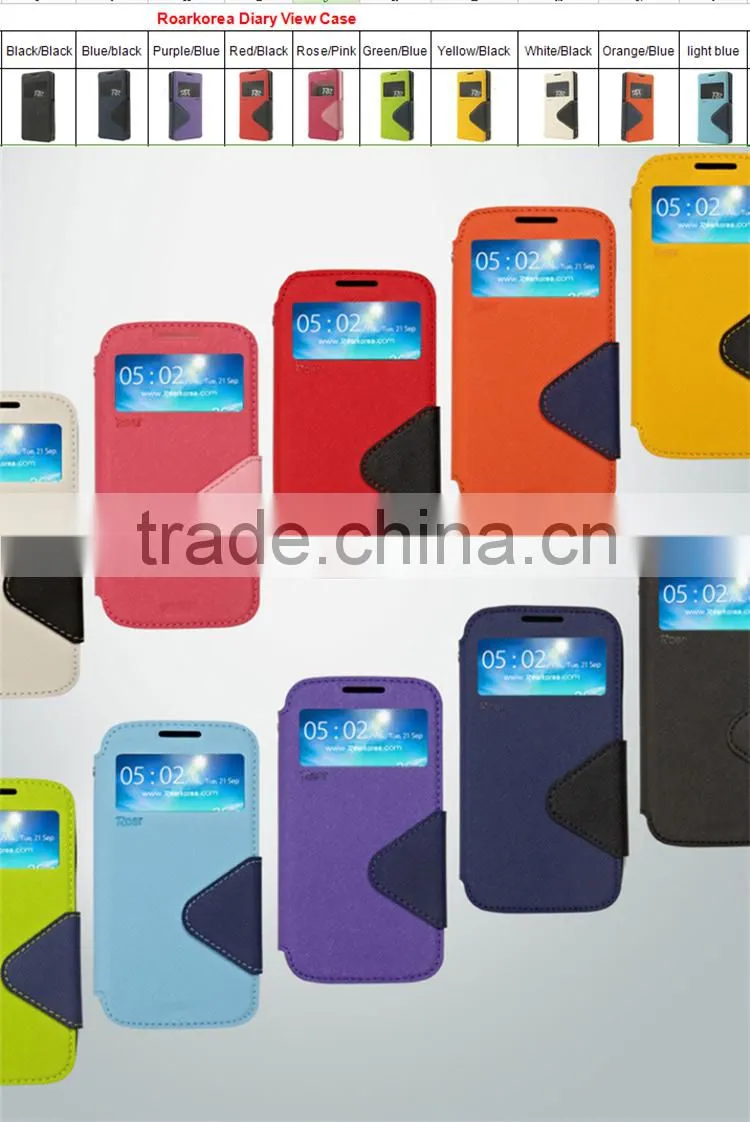 Roar Leather Case For Iphone 6,Roarkorea Leather Case Flip Window Original