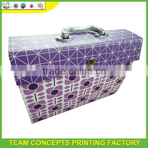 Metal handling file folder carrying case