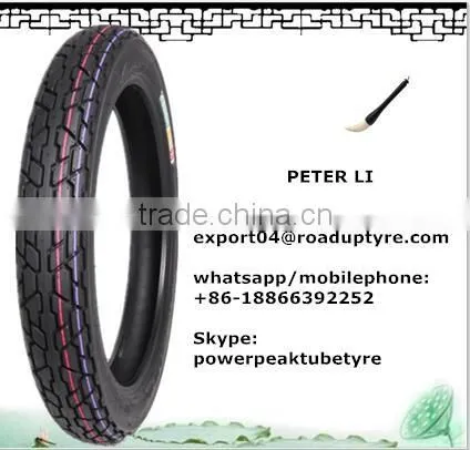 China tubeless motorcycle tyre 90/90-18 6PR tyre 90/90 18 TL POWER DURO