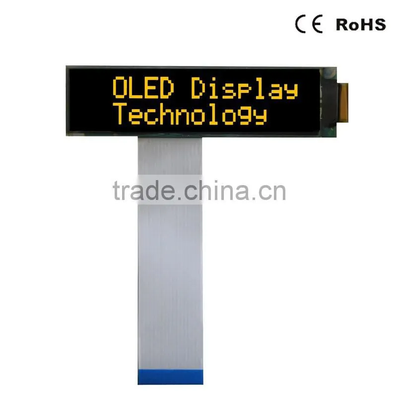 OLED 2.26" I2C/SPI Interface 16x2 character OLED Screen Yellow Color OLED Display