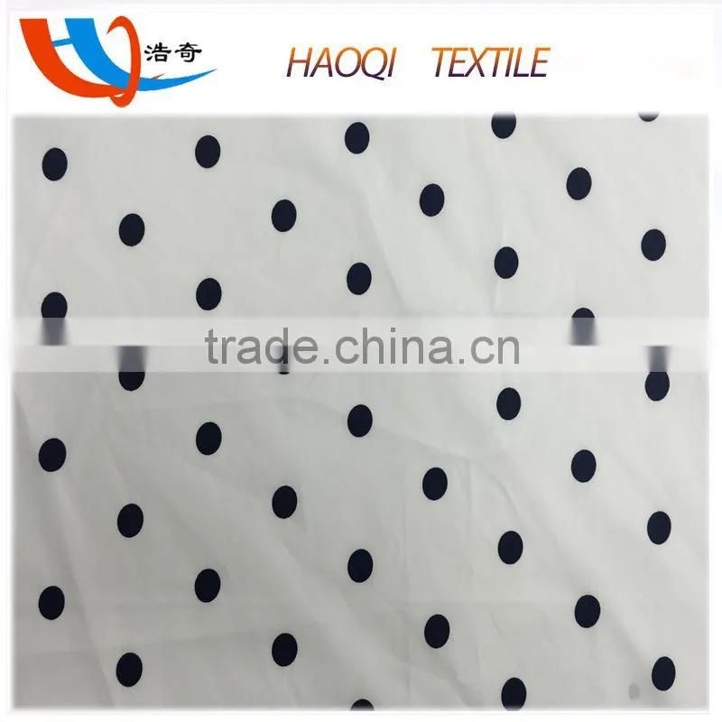 dots printed 100% cotton poplin fabric for blouse