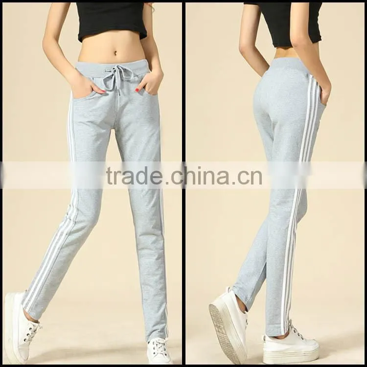 stylish custom casual gym sports long pants for ladies with top quality low price
