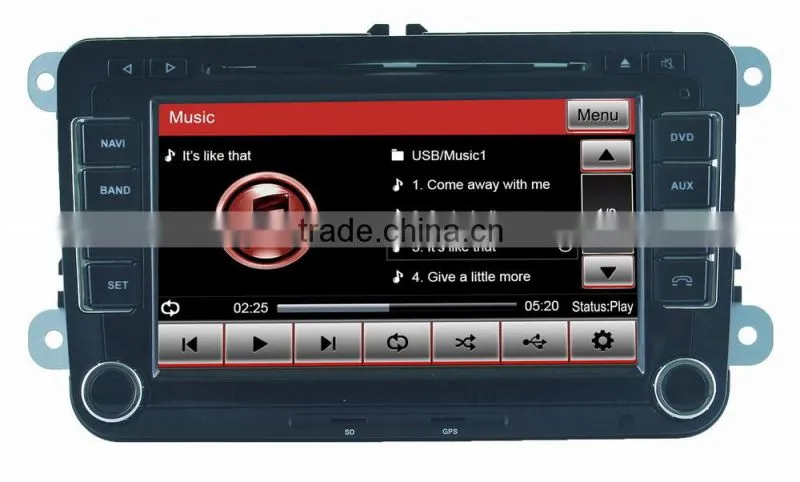 For Volkswagen touran car radio navigation system with CE and ROHS certificates